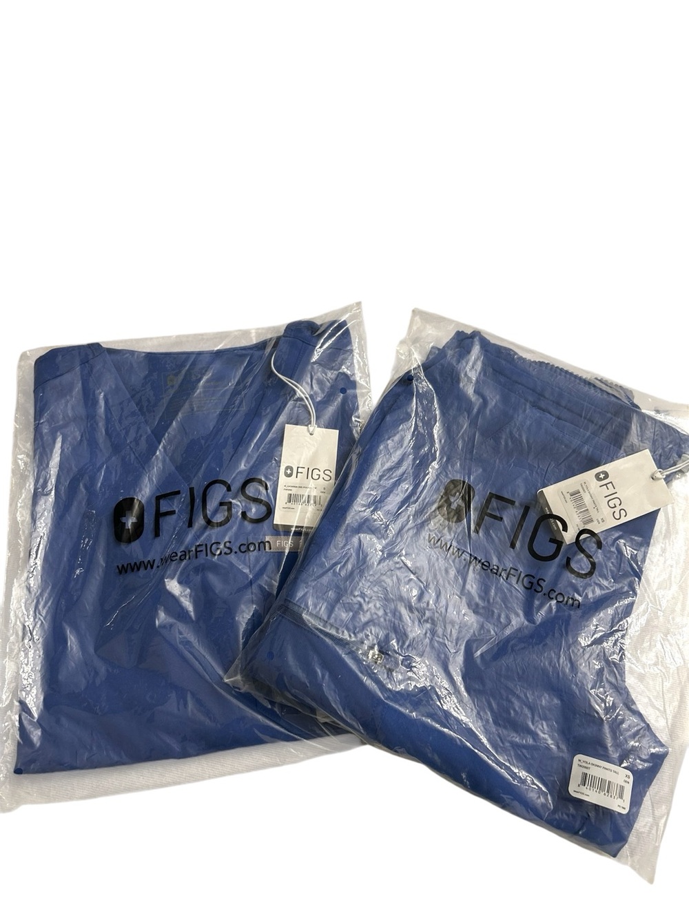 NWT Figs Scrub Set Limited Ed Denim S Catarina top&XS/T Yola Skinny Scrub Pants